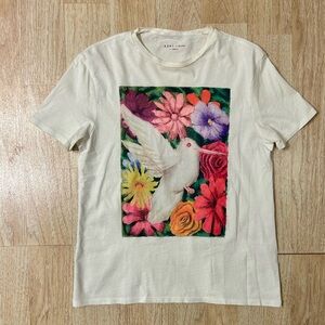 6397 X Creative Growth White Printed Tee - XS